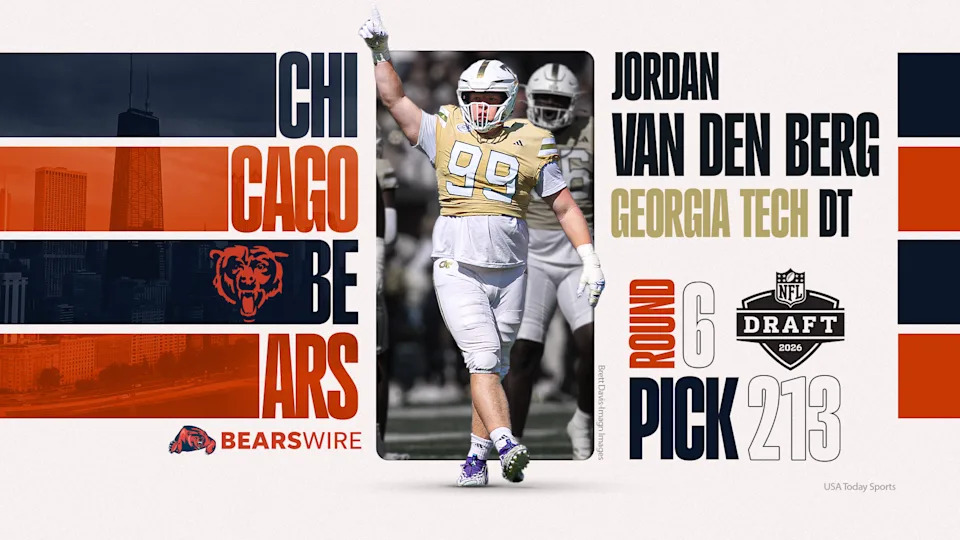 2026 NFL Draft: Bears select Jordan van den Berg