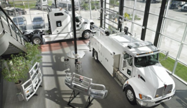 Edmonton Kenworth showroom