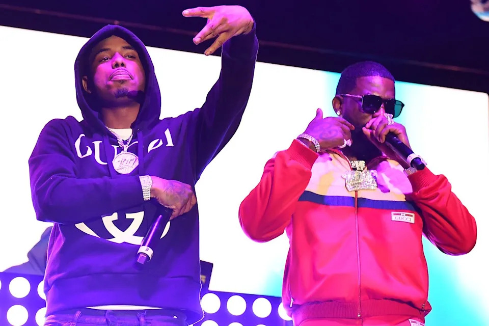 Pooh Shiesty and Gucci Mane in College Park, Georgia in October 2020Credit: Paras Griffin/Getty