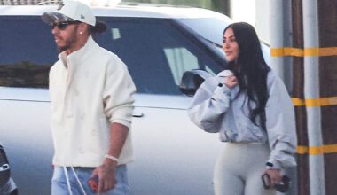 Kim Kardashian and Lewis Hamilton Go Rug Shopping in L.A., See Pics