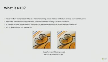 Nvidia's Neural Texture Compression