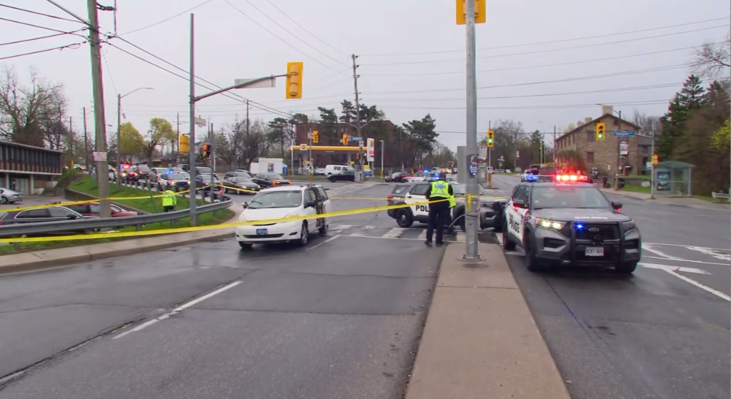 Man struck by vehicle in Etobicoke, critically injured