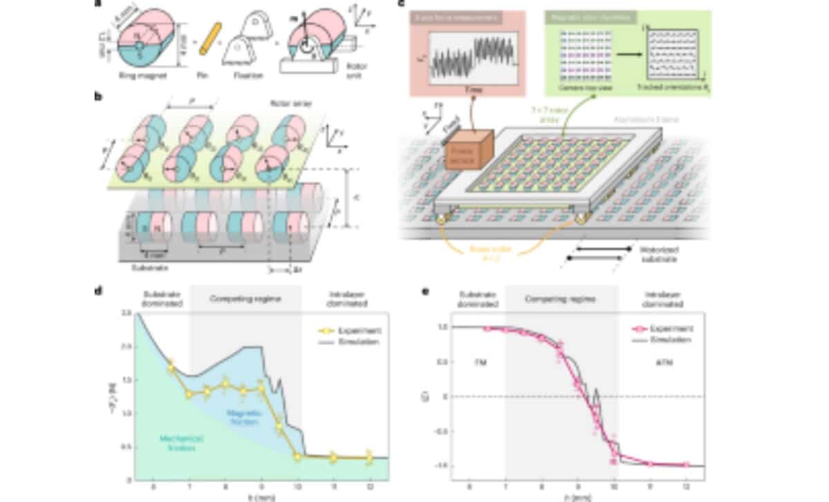 Experimental Set Up, Total Friction And Order Parameter