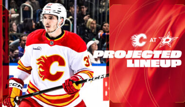 Projected Lineup - Flames @ Stars