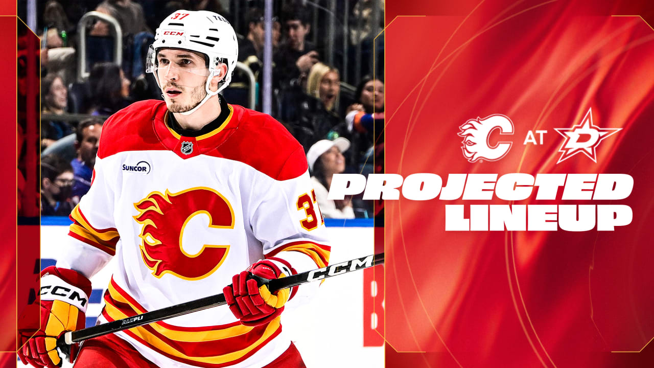 Projected Lineup - Flames @ Stars