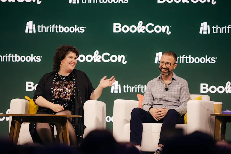 Rachel Reid and Jacob Tierney kicked off BookCon with a panel about the journey of taking "Heated Rivalry" from book to screen.