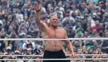 Brock Lesnar Seemingly Retires at WrestleMania 42