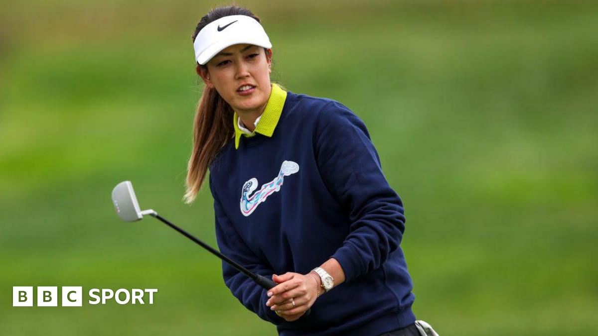 Michelle Wie West in action at the 2023 US Open