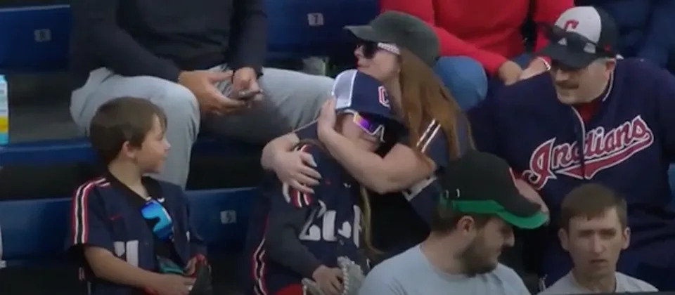 The video went viral, sparking intense backlash and threats against the man (MLB/ Rays TV)