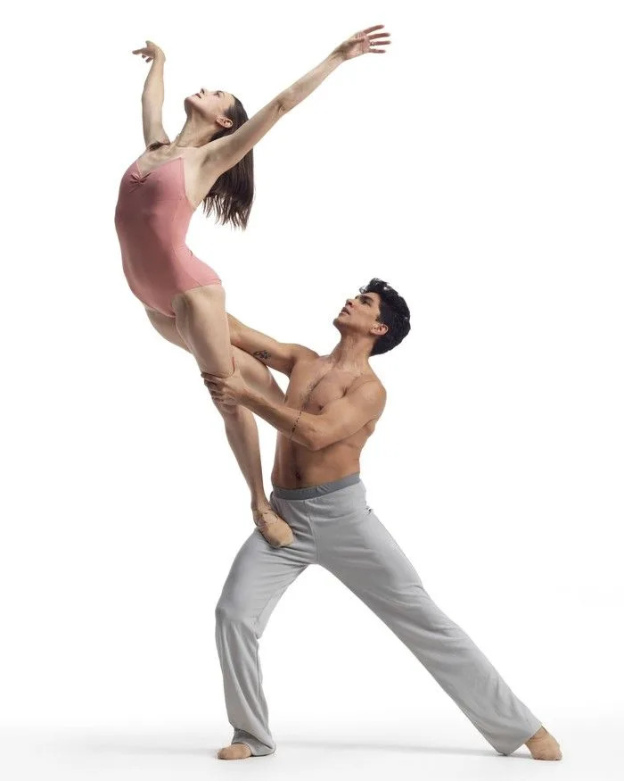 Stephanie Petersen, here with Jonatan Lujan, is splitting her time between Melbourne and Vancouver as she helps launch Josh Beamish’s Ballet Vancouver. She’ll perform with the new company at the Vancouver Playhouse April 23-25. David Cooper photo