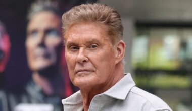 David Hasselhoff Sparks Health Concerns Using a Walker, But He's Fine