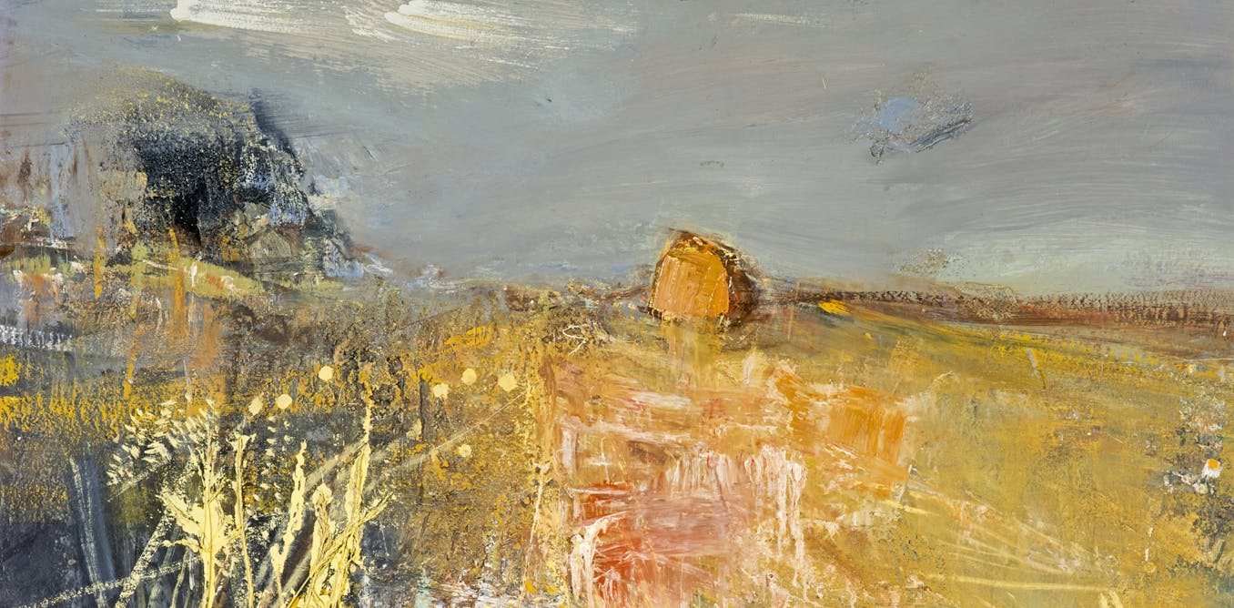 ‘she would set up her canvas on the shore and paint in the lashing wind and rain like a woman possessed’