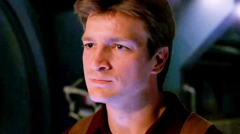 Mal Reynolds (Nathan Fillion) is heartbroken in Firefly