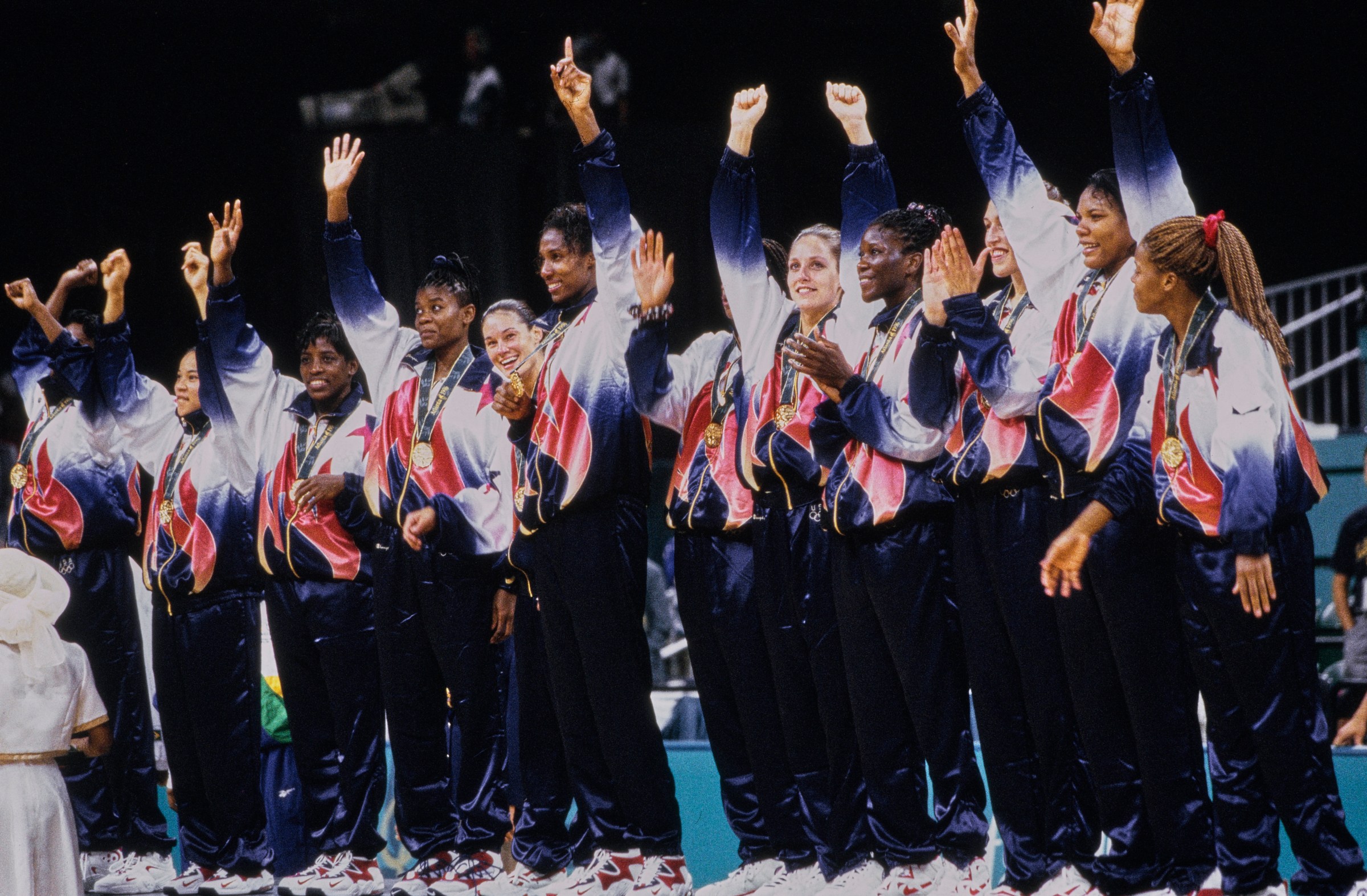 The 1996 US Women’s Olympic Basketball Team.