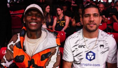 Israel Adesanya has hilarious reaction to Alex Pereira’s UFC 6 cover
