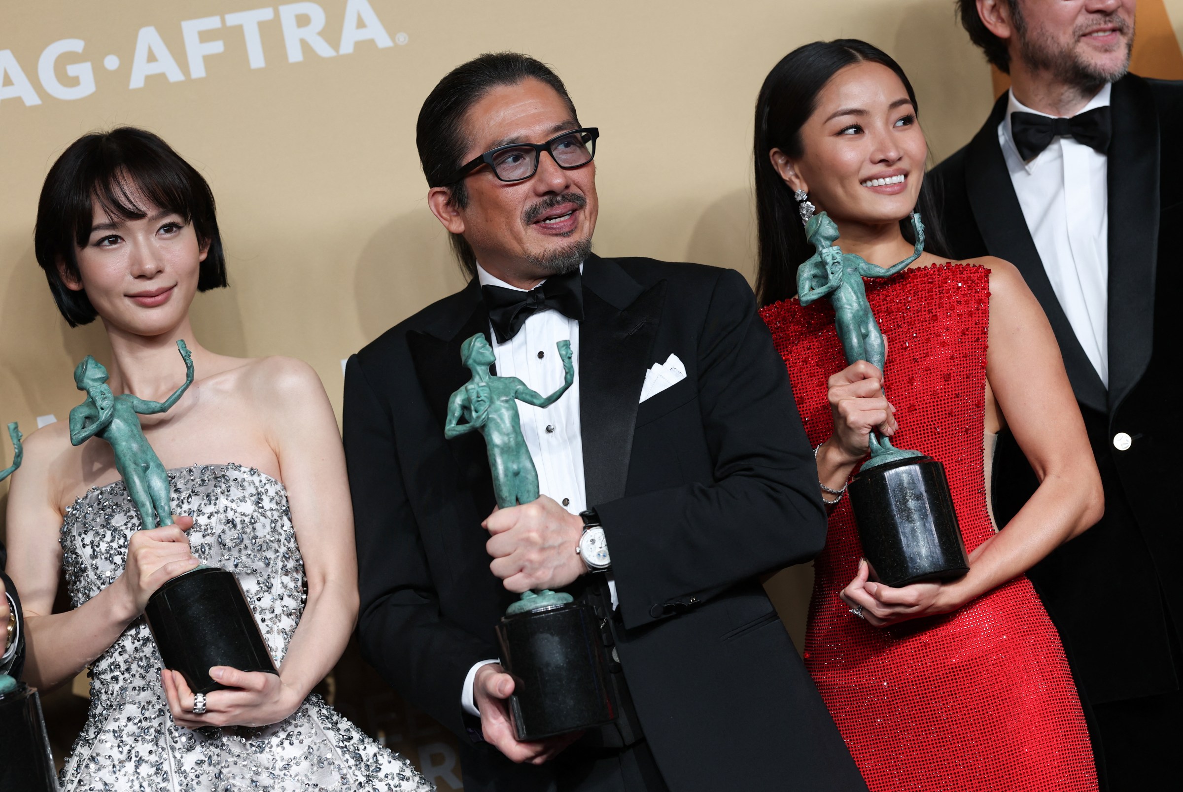 US-ENTERTAINMENT-FILM-TELEVISION-AWARDS-SAG-PRESS ROOM