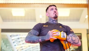 Back in the gym! UFC heavyweight champion Tom Aspinall shares positive update