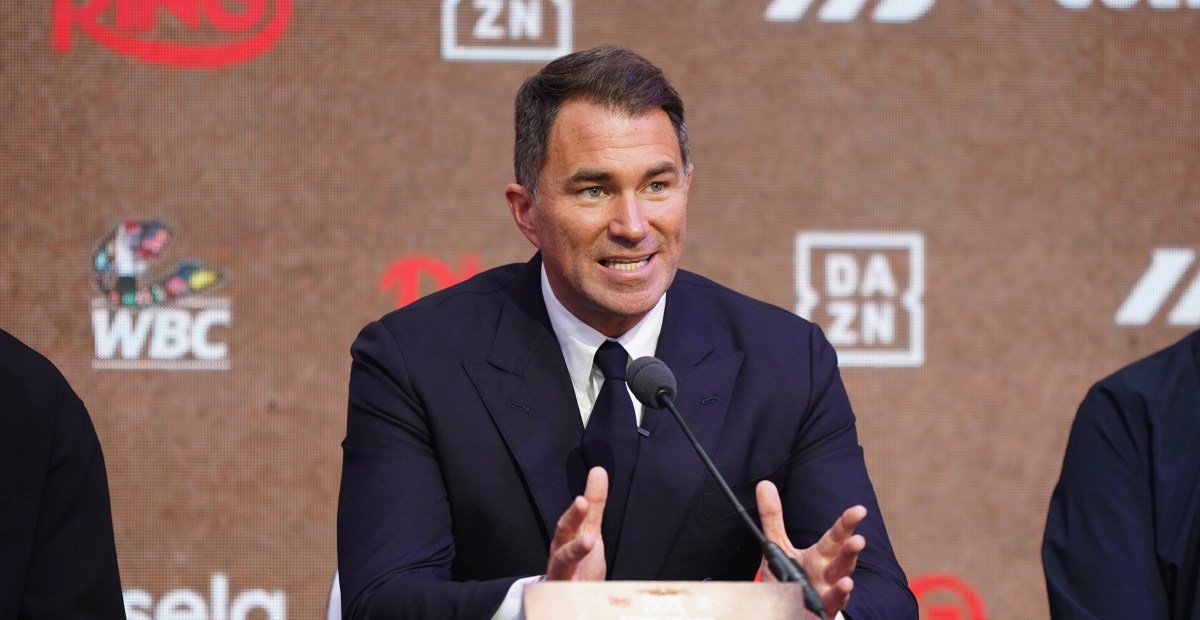 Eddie Hearn claims Dana White grudge match would exceed one million pay-per-view (PPV) buys: ‘Biggest fight out there’