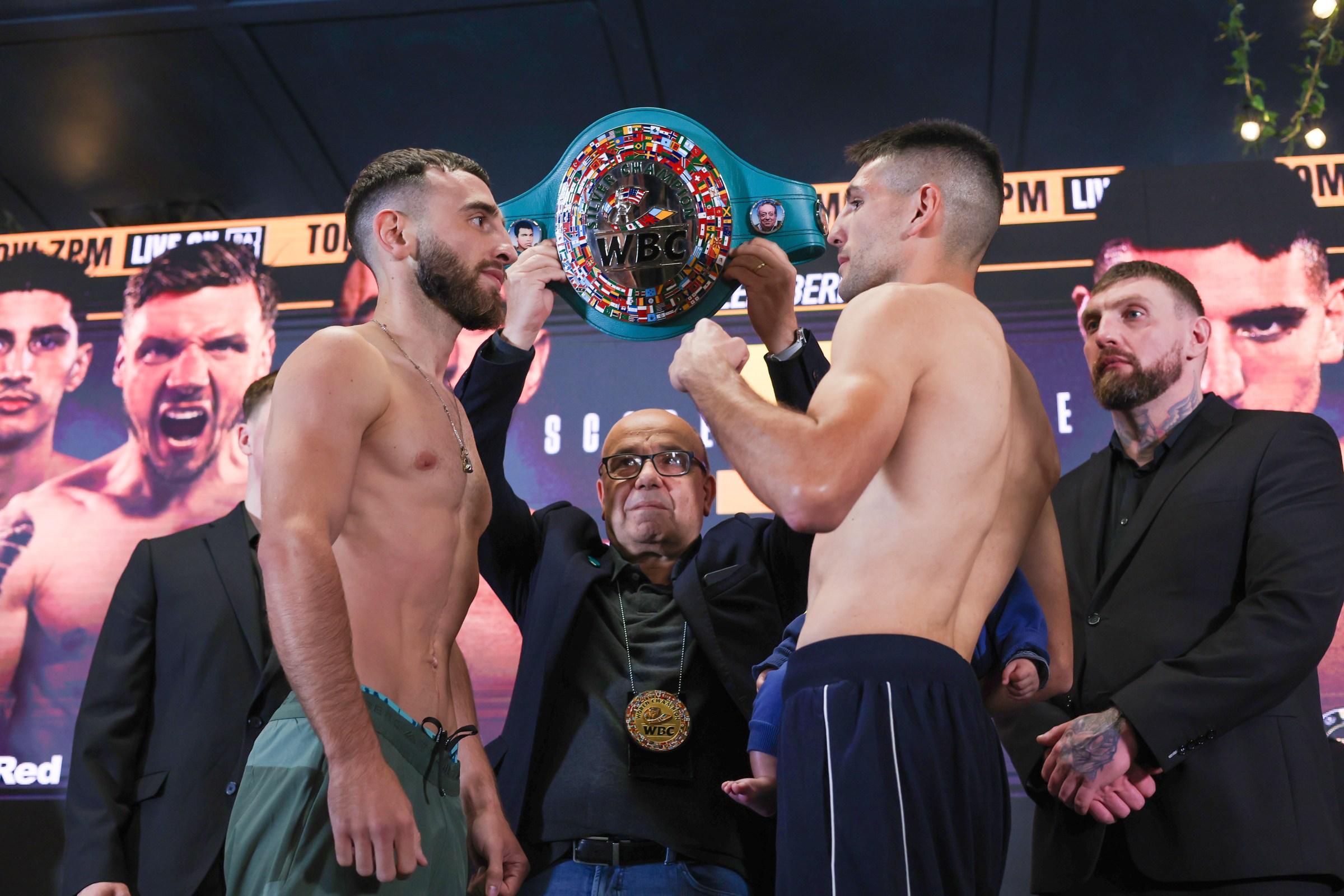 Nathaniel Collins v Cristobal Lorente II - Weigh in