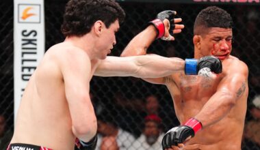Gilbert Burns retires after suffering knockout loss to Mike Malott in UFC Winnipeg main event