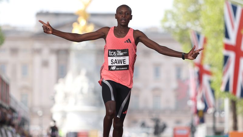 London Marathon: Kenya’s Sabastian Sawe becomes first man to run sub two-hour marathon