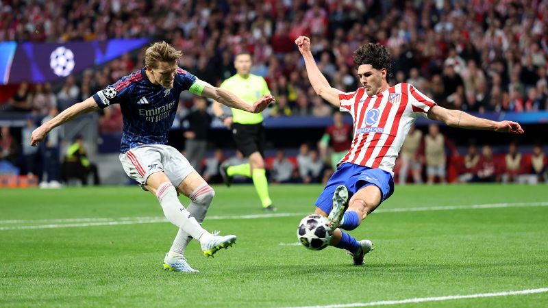 Atlético and Arsenal draw 1-1 after defensive battle in the Champions League semifinal first leg