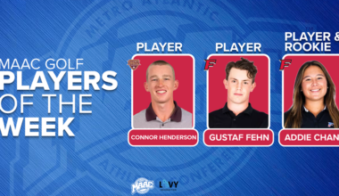 Iona’s Henderson and Fairfield’s Fehn and Chang Win Levy Recognition MAAC Men’s and Women’s Golf Weekly Awards