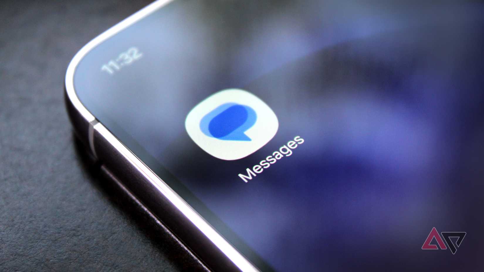 The Google Messages icon on the home screen of a Samsung Galaxy S23+.