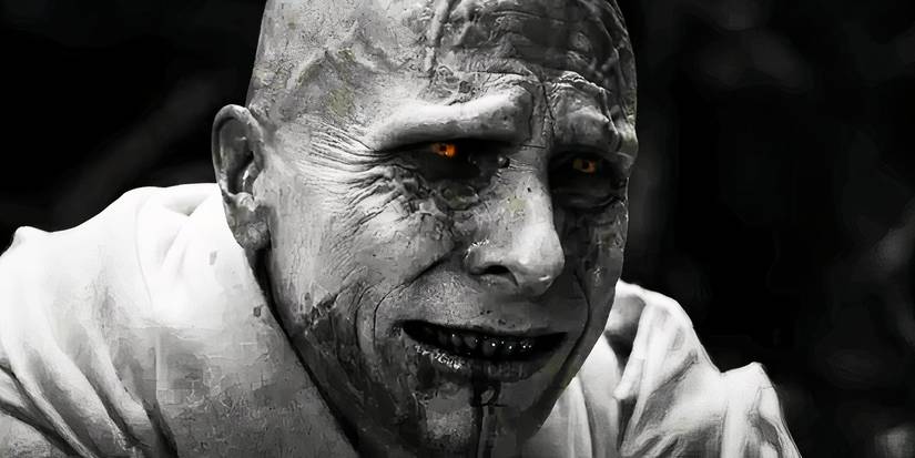 Gorr grimacing in Thor Love and Thunder