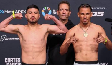 Zuffa Boxing 05 -- Eridson Garcia vs. Andres Cortes: Predictions, start time, card