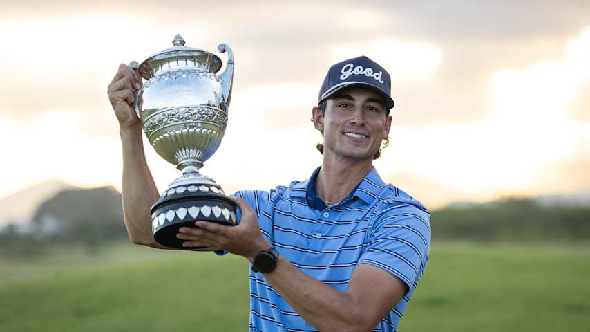 Mason Green posts final round 4-under 67 to win the 71st ECP Brazil Open at the Rio Olympic Golf Course. (Credit Bruno Ruas/CBG)