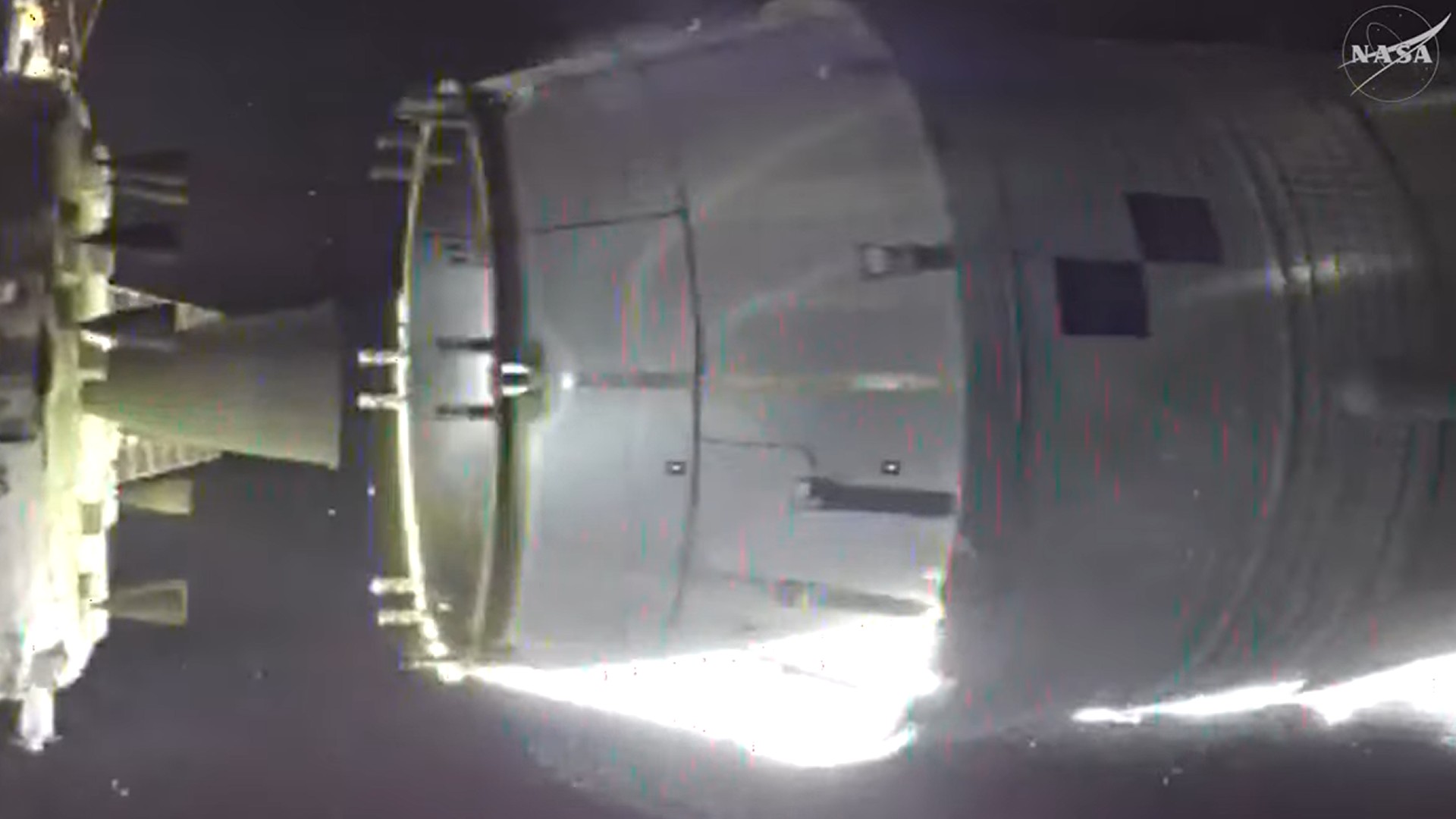 a cone-shaped spacecraft on a black background