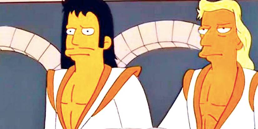 Gunter and Ernst in The Simpsons