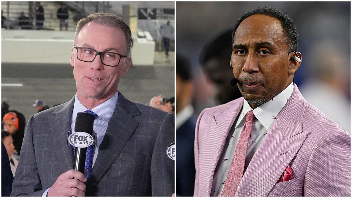 Kevin Harvick and Stephen A. Smith