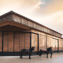 Hennebont National Stud Farm / K architectures - Interior Photography, Wood