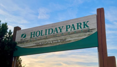 The sign at Holiday Park Golf Course in Saskatoon.
