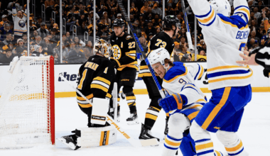 Sabres score 4 in 1st, win Game 4 of Eastern 1st Round to push Bruins to brink
