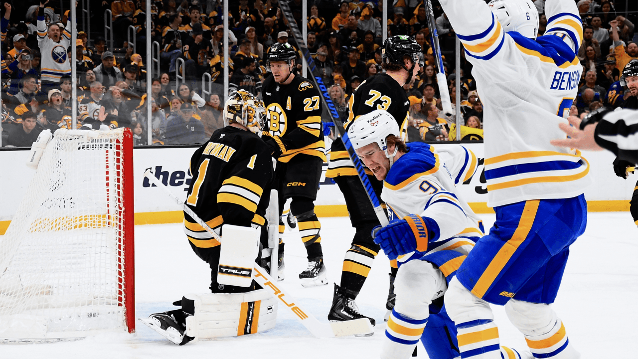 Sabres score 4 in 1st, win Game 4 of Eastern 1st Round to push Bruins to brink