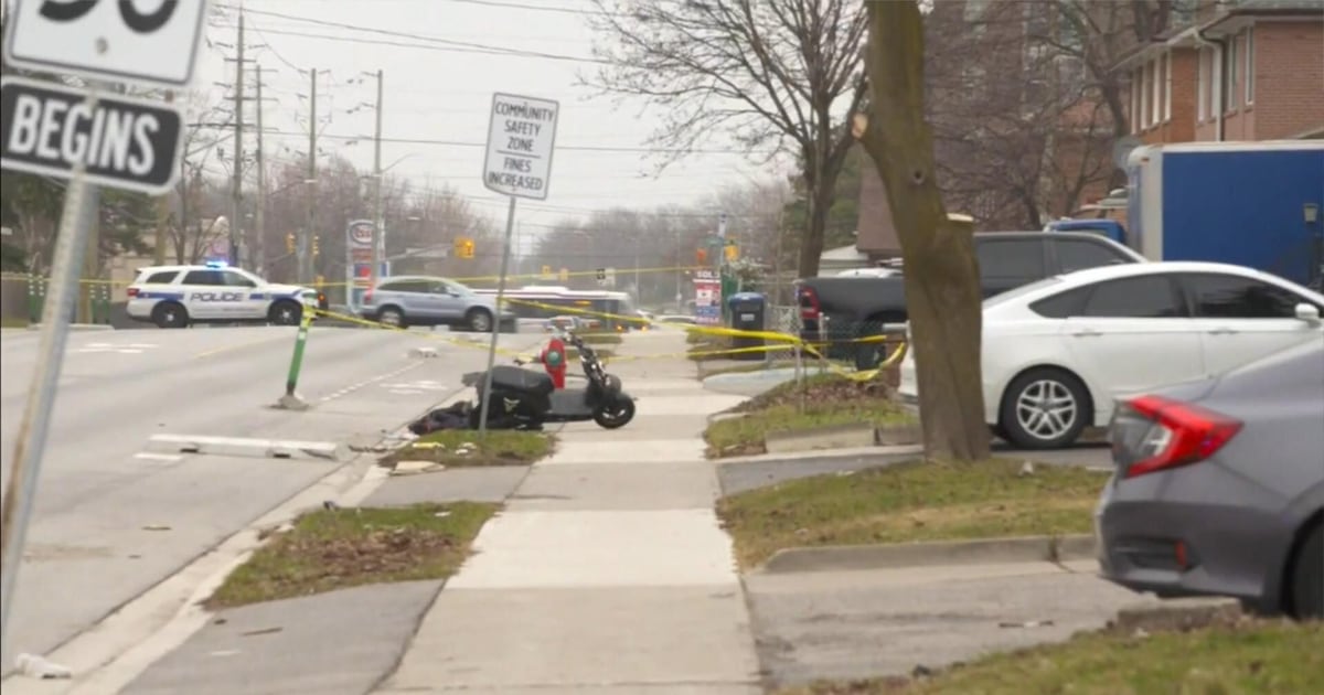 Man fighting for his life after scooter hits curb in Brampton – CP24