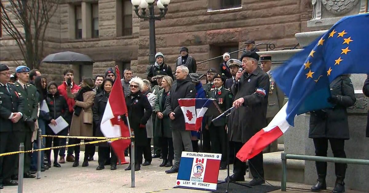 Battle of Vimy Ridge commemorated in Toronto – CP24