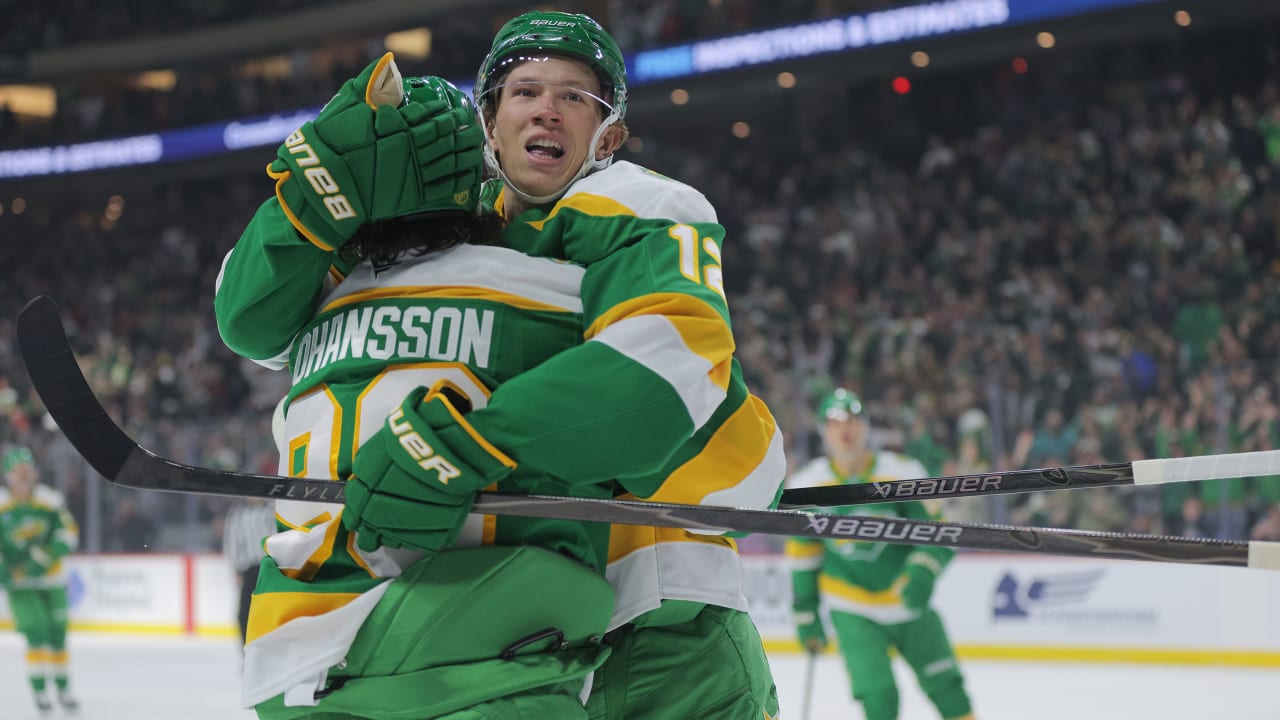 Boldy, Hartman each scores twice, Wild clinch playoff spot with win against Canucks