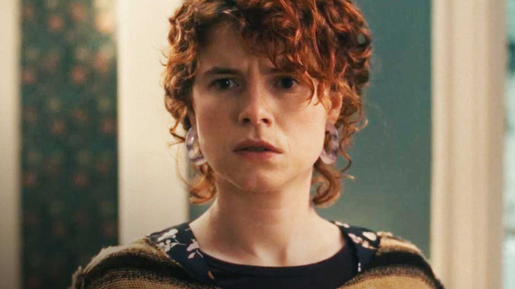 Lucy looks worried in I'm Thinking of Ending Things