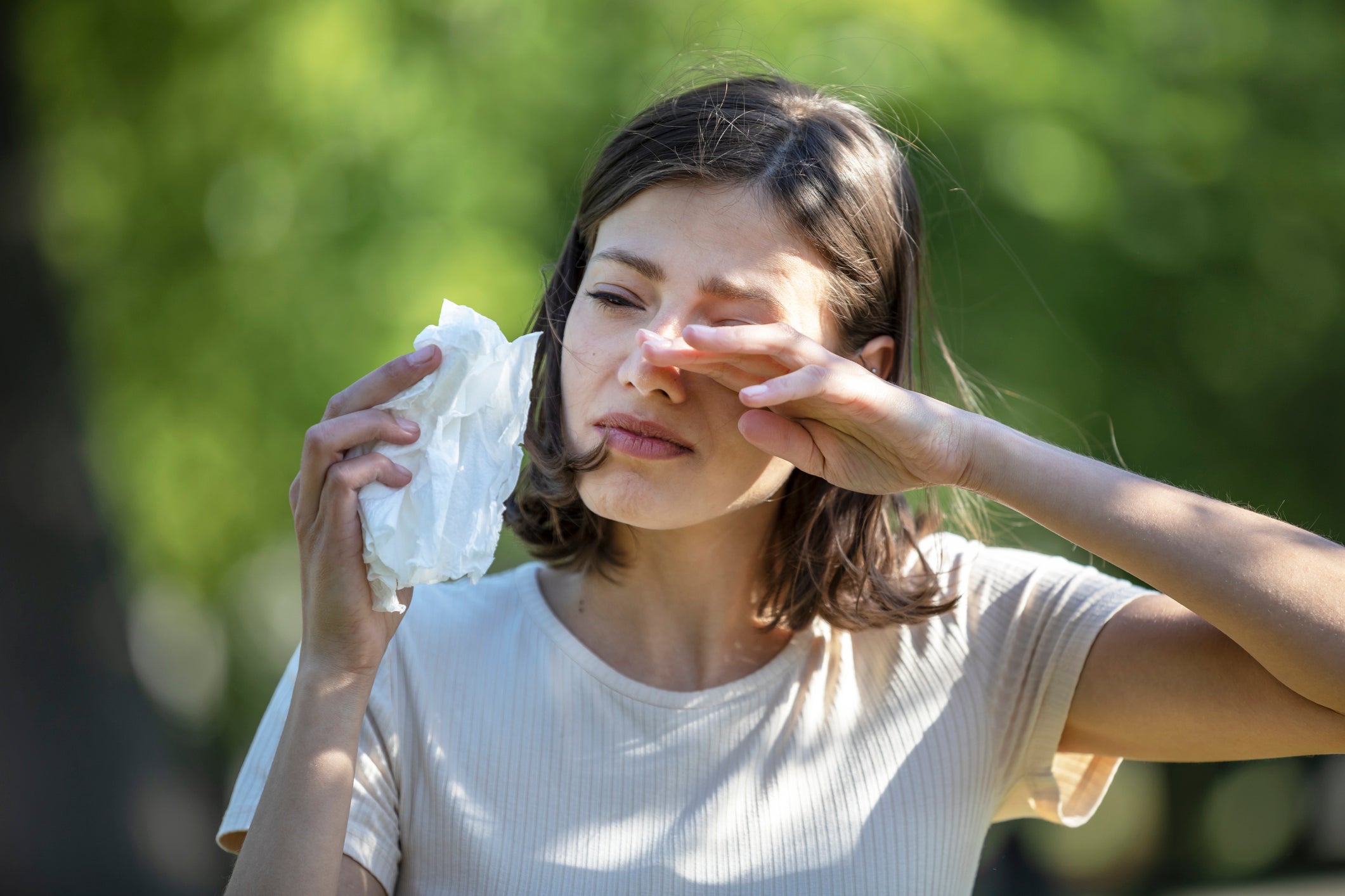 Symptoms started in as early as February this year due to very high tree pollen levels