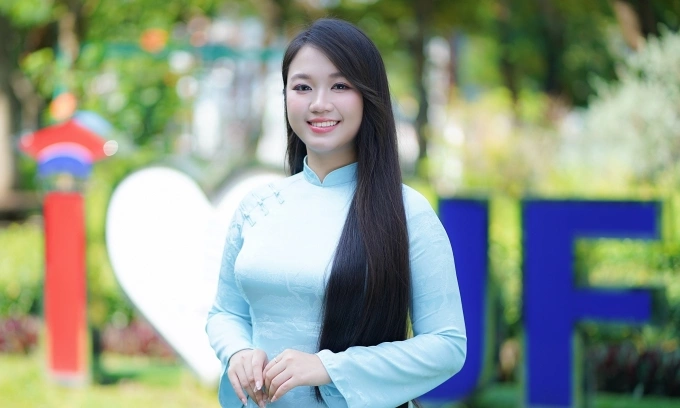 Huynh Khuong Nguyen, a student at the University of Da Nang in central Vietnam. Photo courtesy of Nguyen