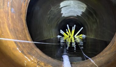 Robotic device gets stuck in Bearspaw South Feeder Main