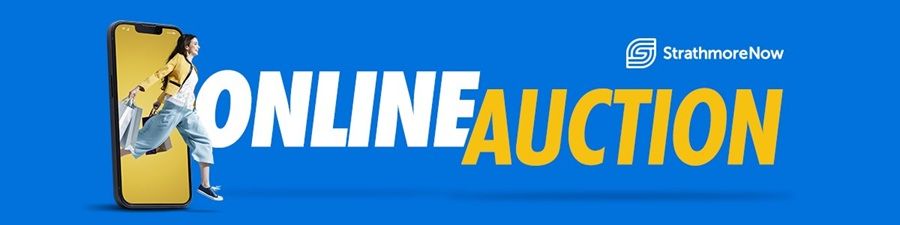 Online auction banner