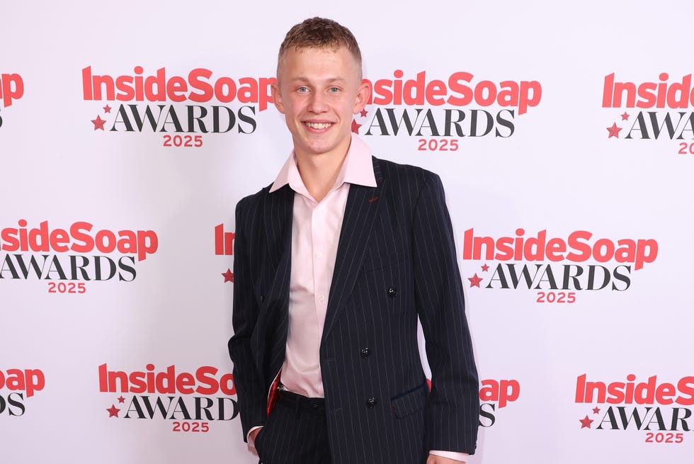 Inside Soap Awards 2025 Liam McCheyne inside soap awards 2025 dianne buswell stefan dennis
