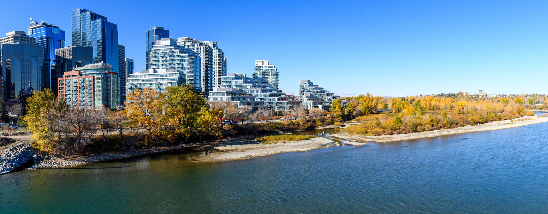 River flooding in Calgary
