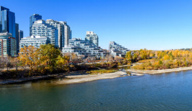 River flooding in Calgary