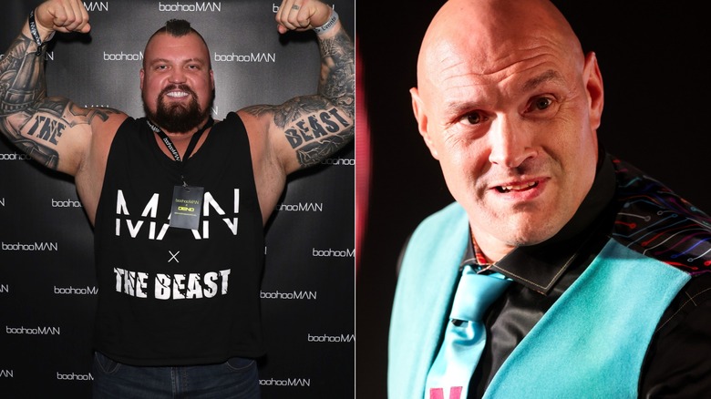 [Left] Eddie Hall and [Right] Tyson Fury